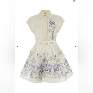 Zimmermann Natura Flip Floral-Printed Flared Mini
Dress